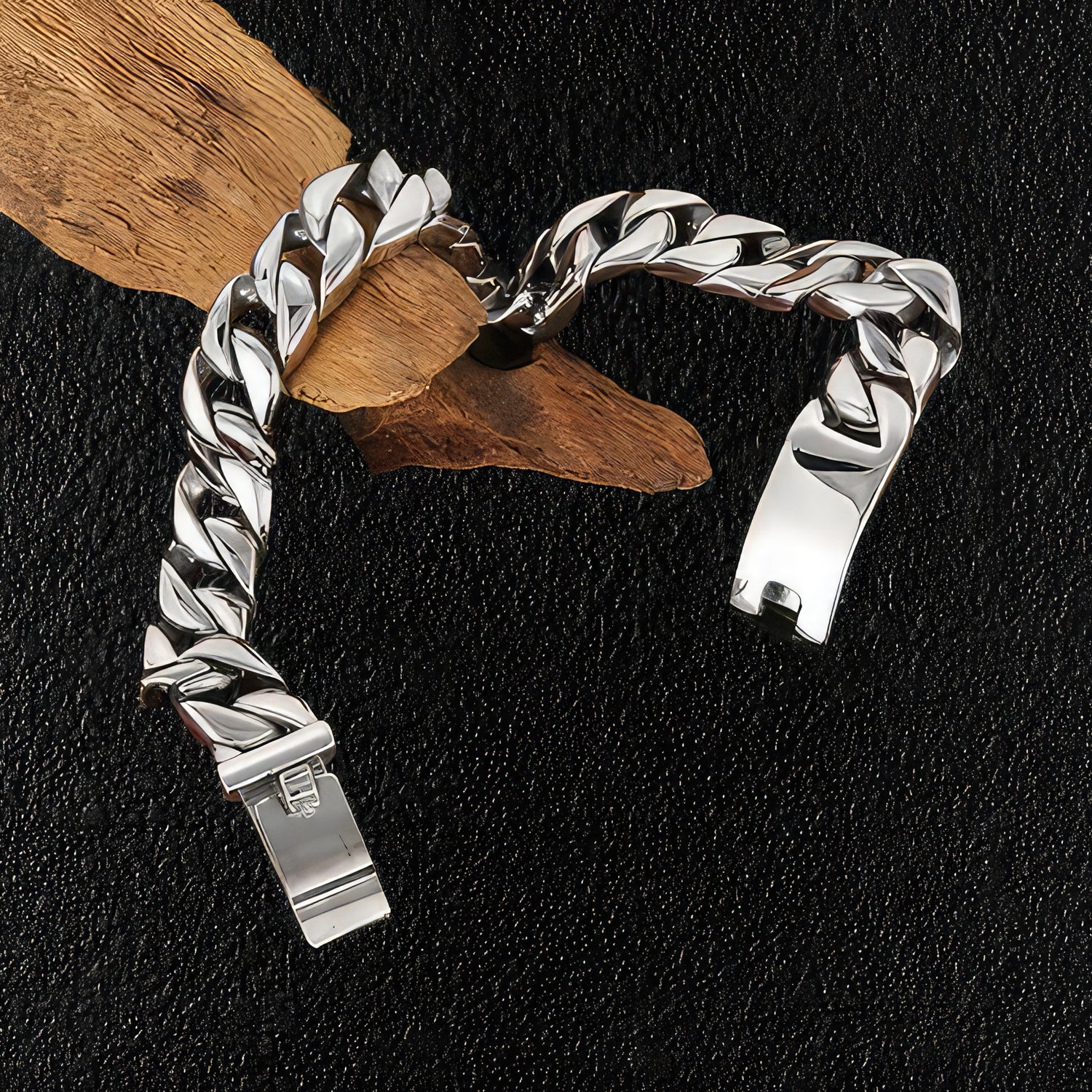 Men's Stainless Steel Cuban Curb Link Bracelet