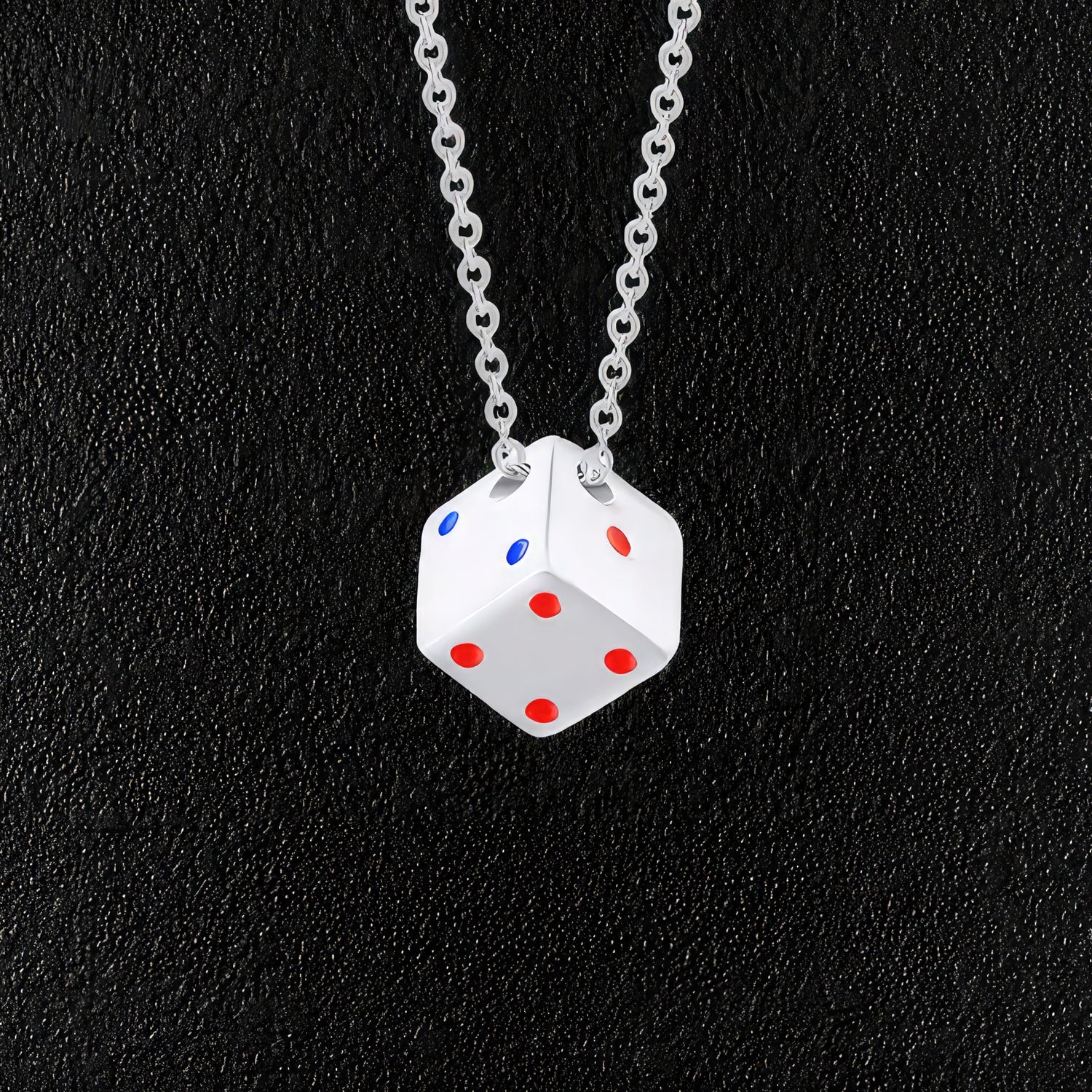 Silver Die Lucky Pendant