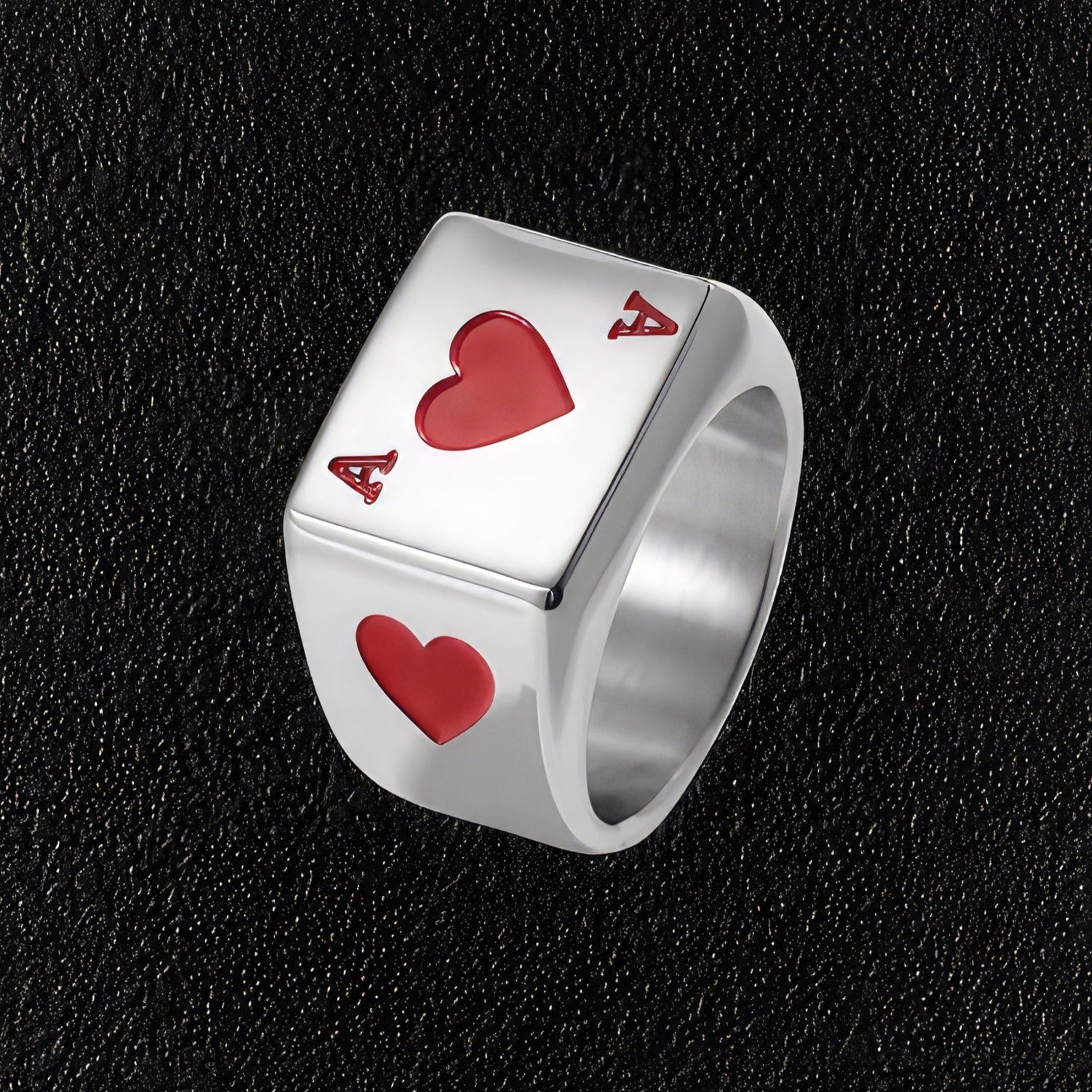 Ace of Hearts Signet Ring