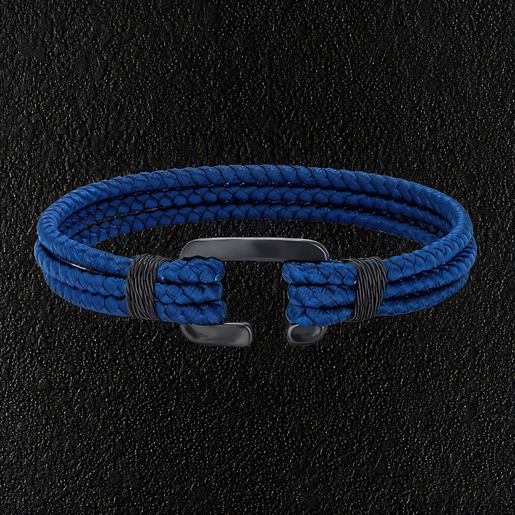 Sky Blue Triple Rope Beach Bracelet