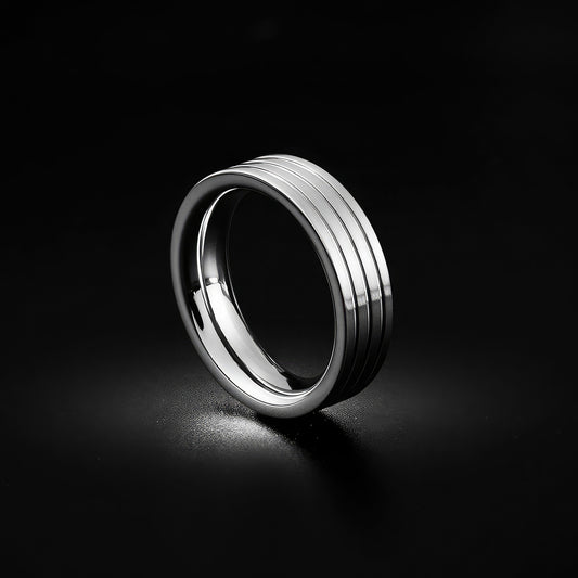 Pure Titanium Men's Ring