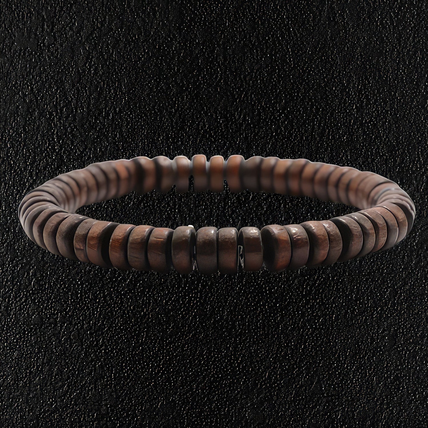 Man's Wooden Bead Bracelets