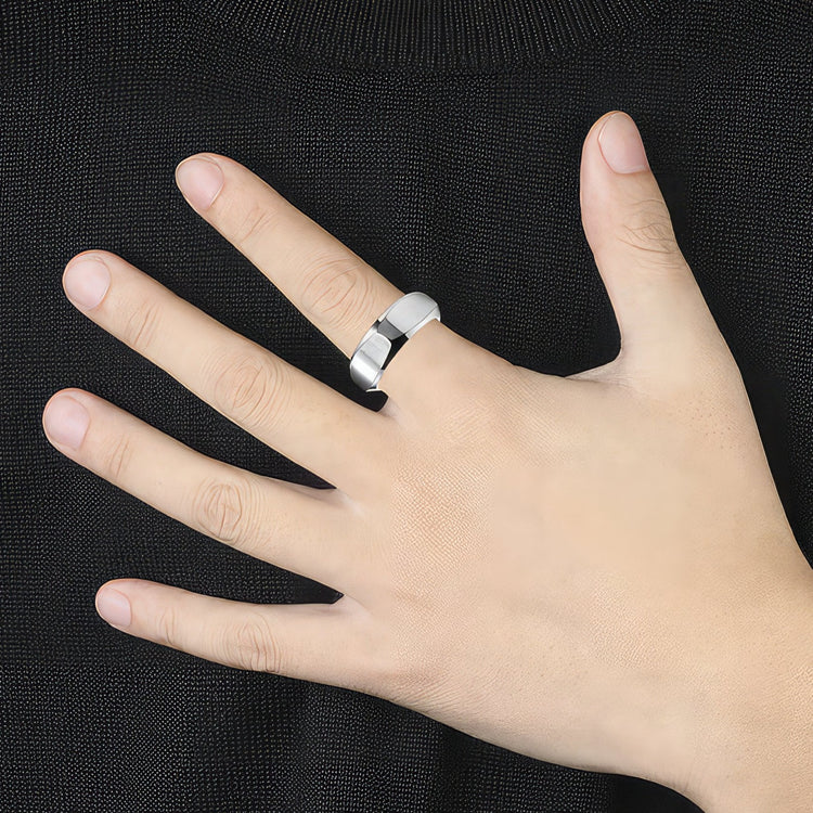 Square Round Stainless Steel Ring