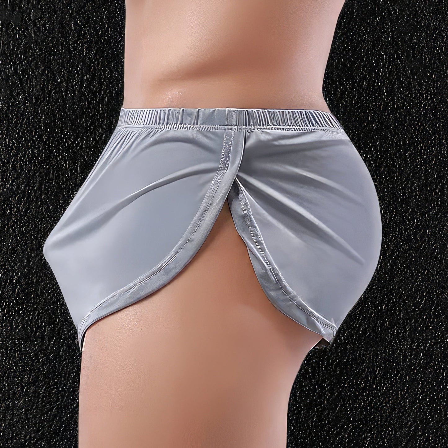 Bulging Muscle Gray Gym Shorts