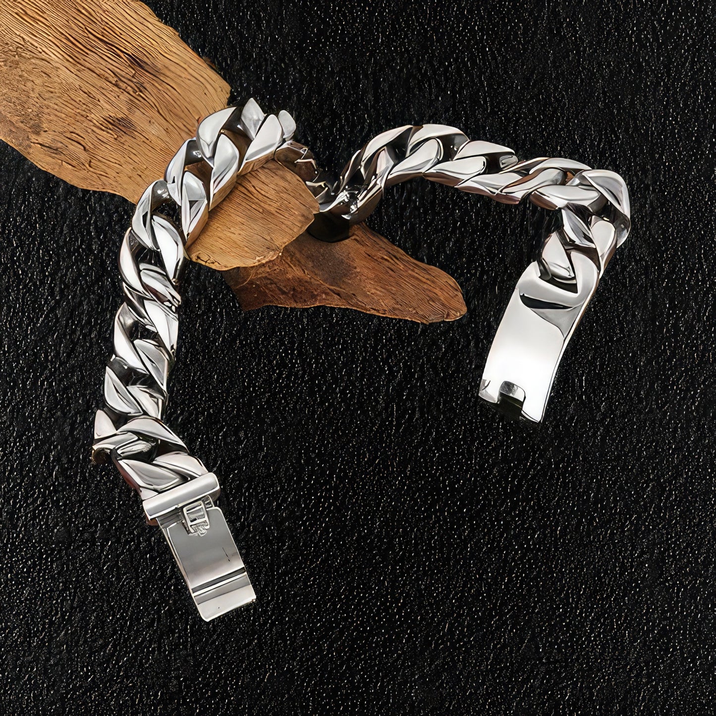 Men's Stainless Steel Cuban Curb Link Bracelet