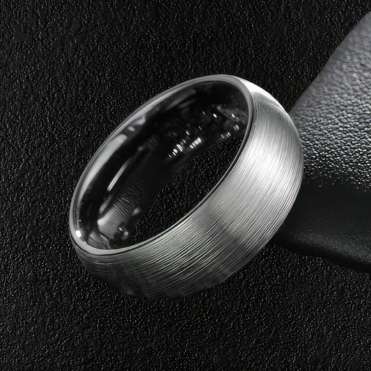 Brushed Tungsten Ring