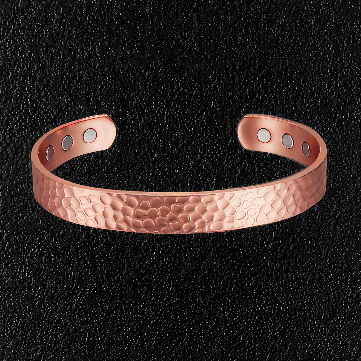 Hammered Copper Cuff Bracelet