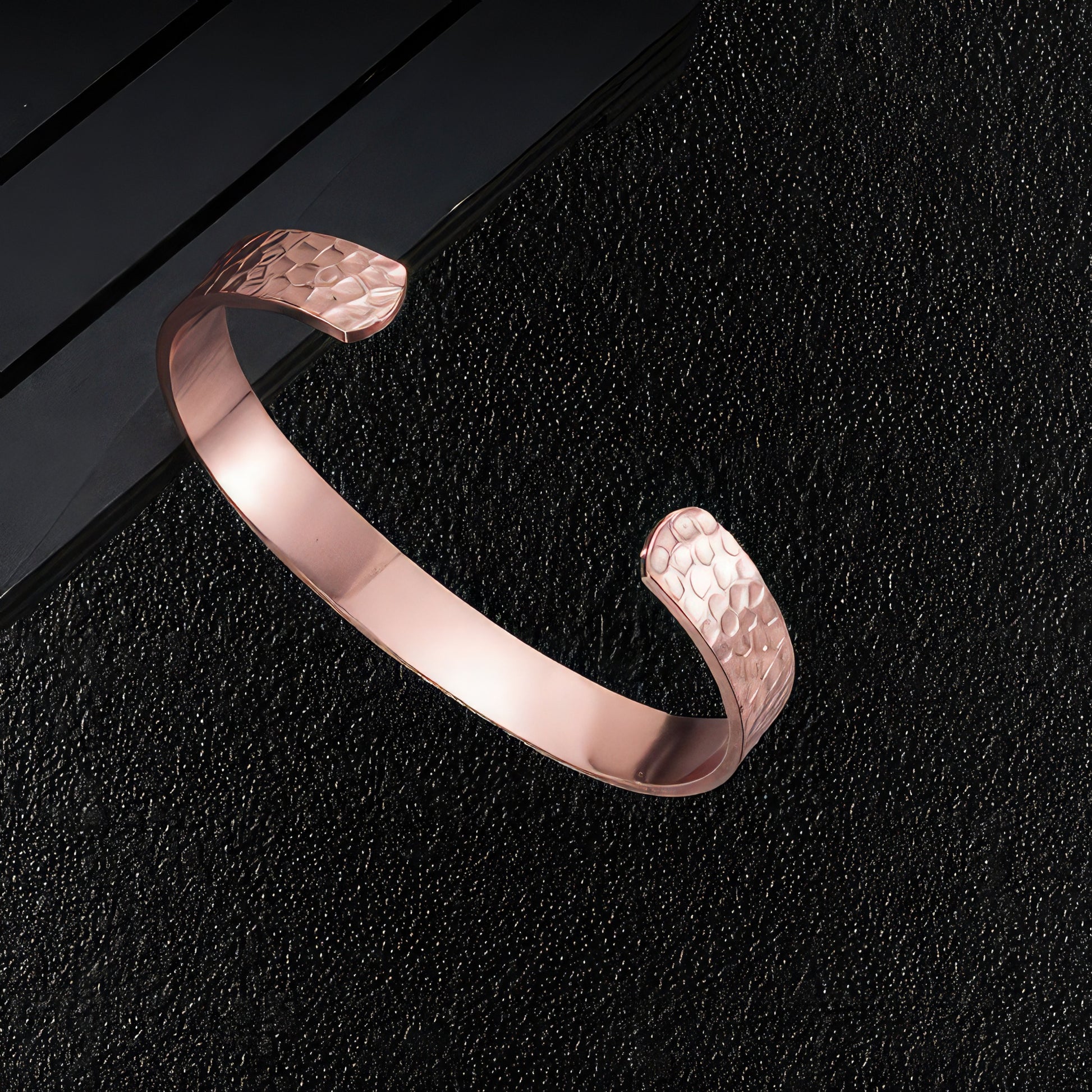 Hammered Copper Bangle