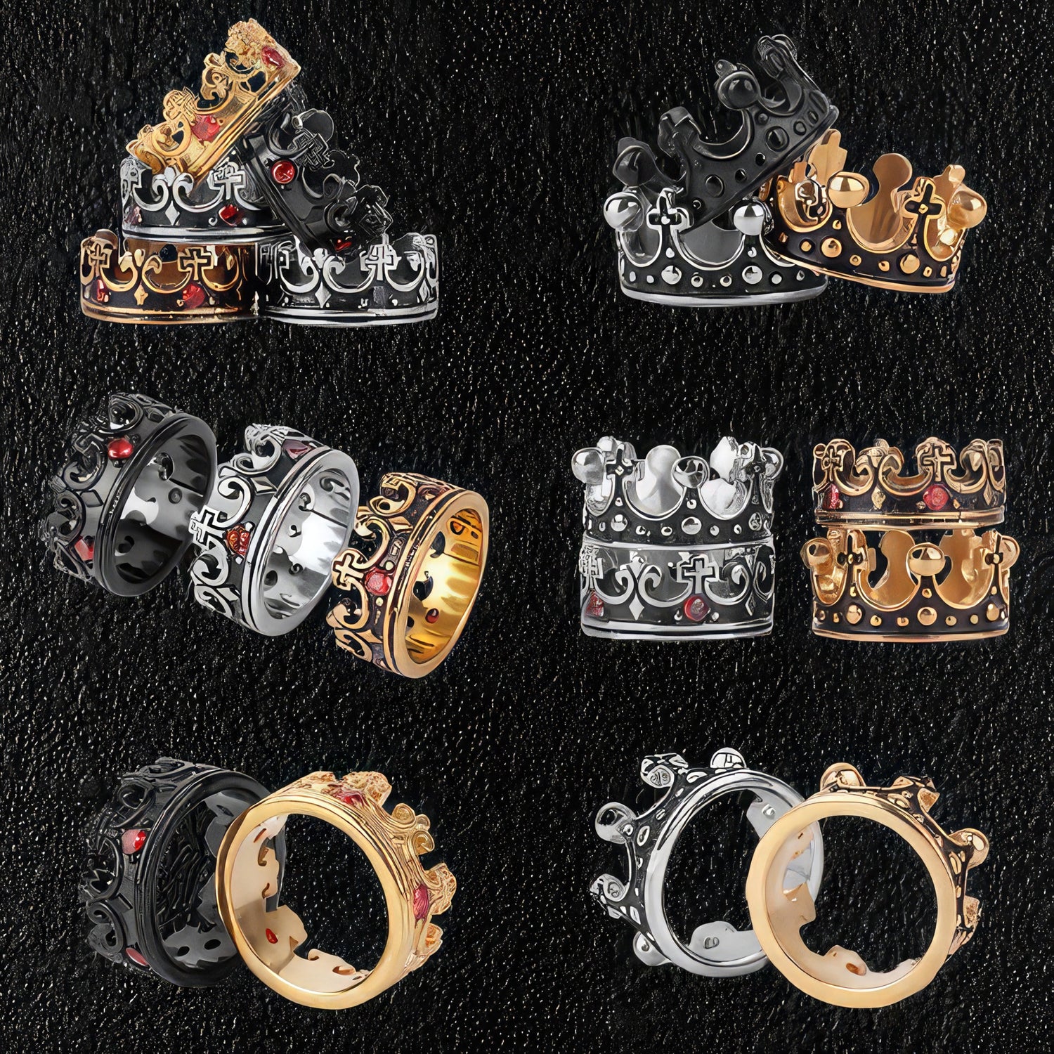 King Of The Castle Royal Crown Ring