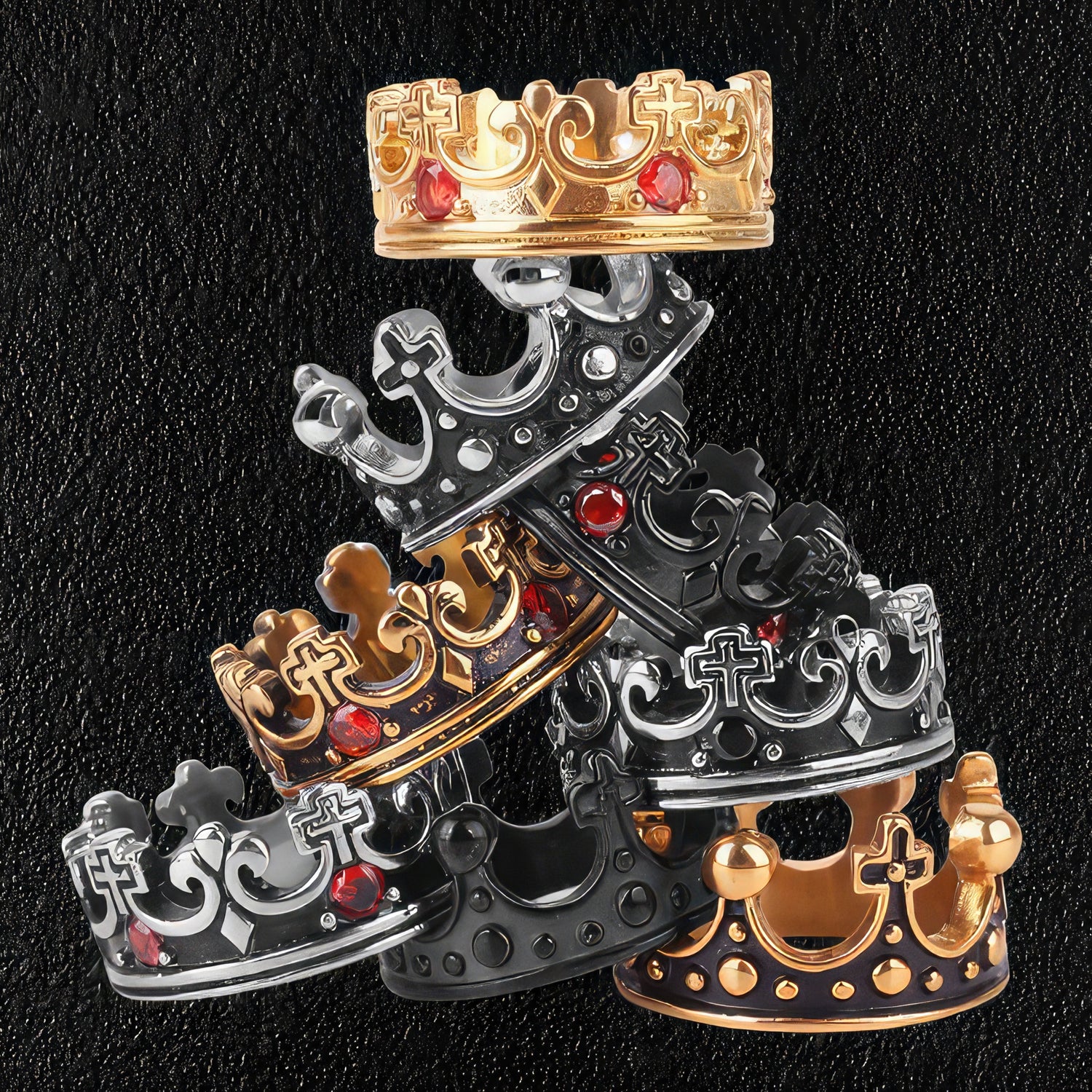 Zuringa Royal Crown Rings