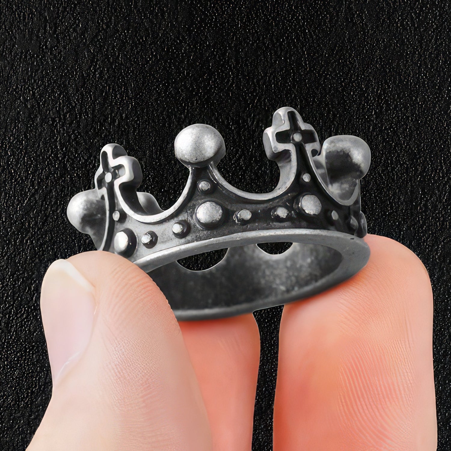 Vintage Style Royal Crown Ring