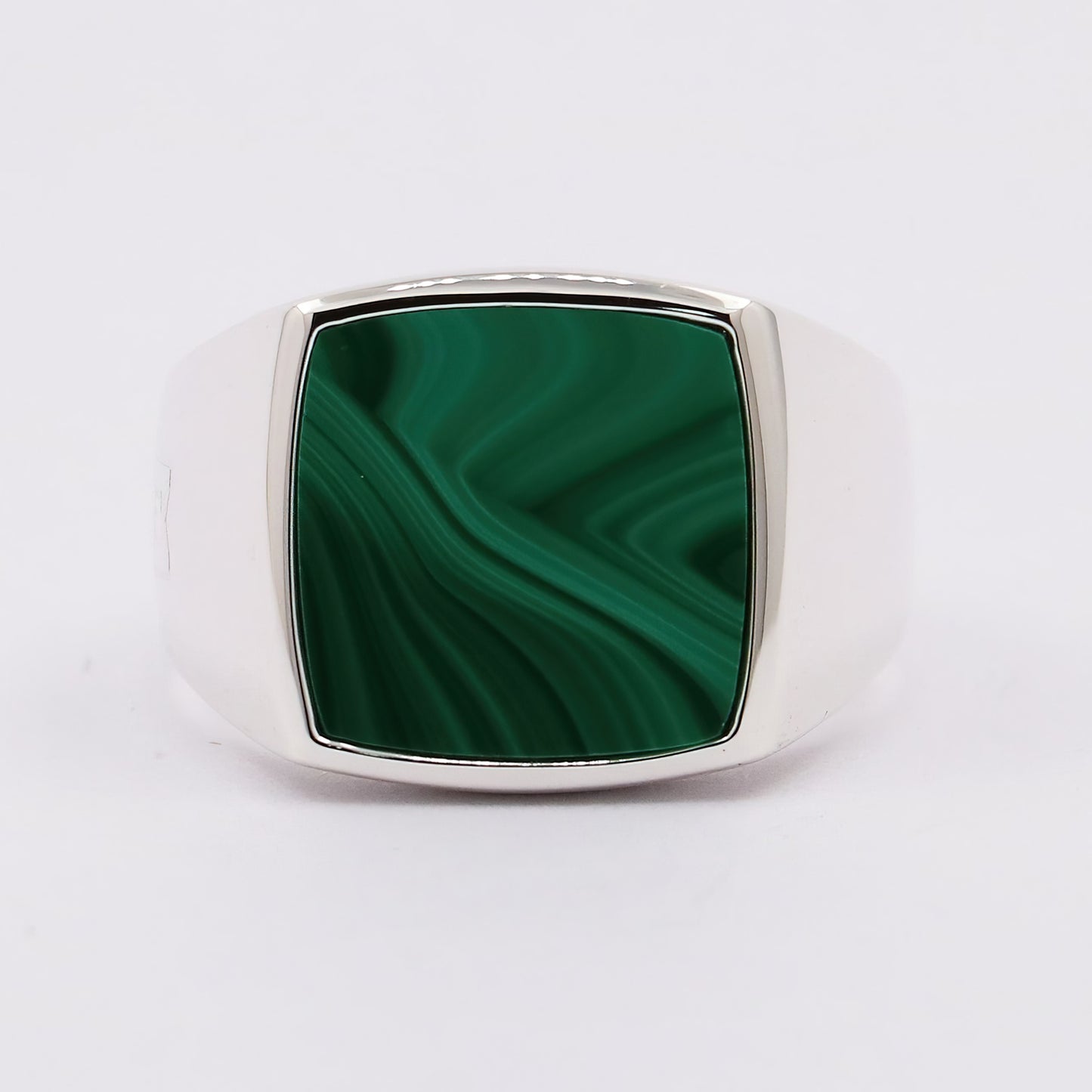 Sterling Silver Malachite Ring