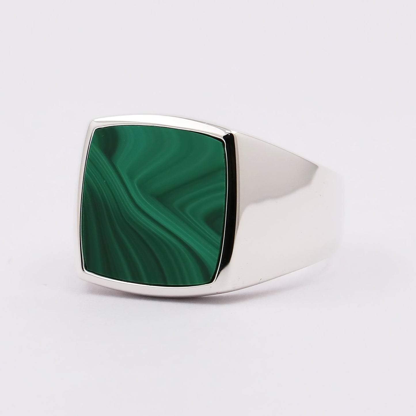 Sterling Silver Malachite Ring