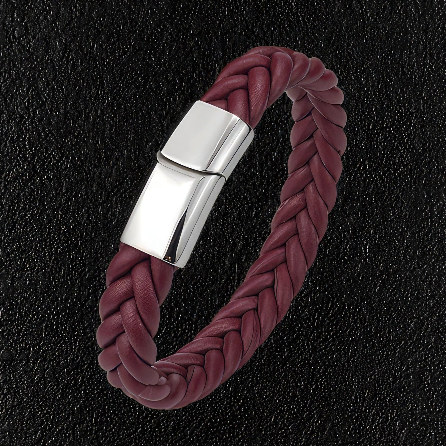 Thick Braided Leather Bracelet For Men – Zuringa