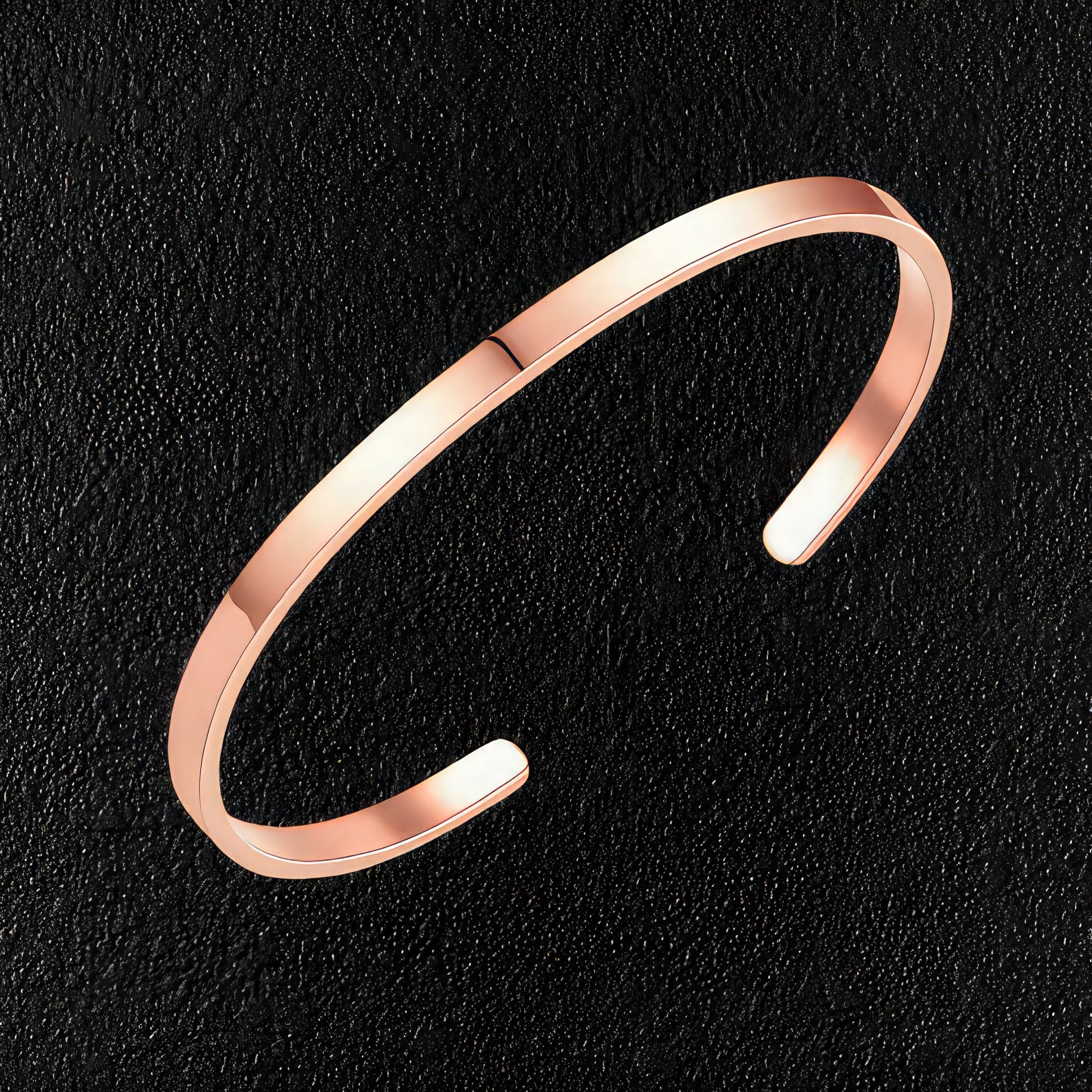 Men's Simple Bronze Steel Bangle