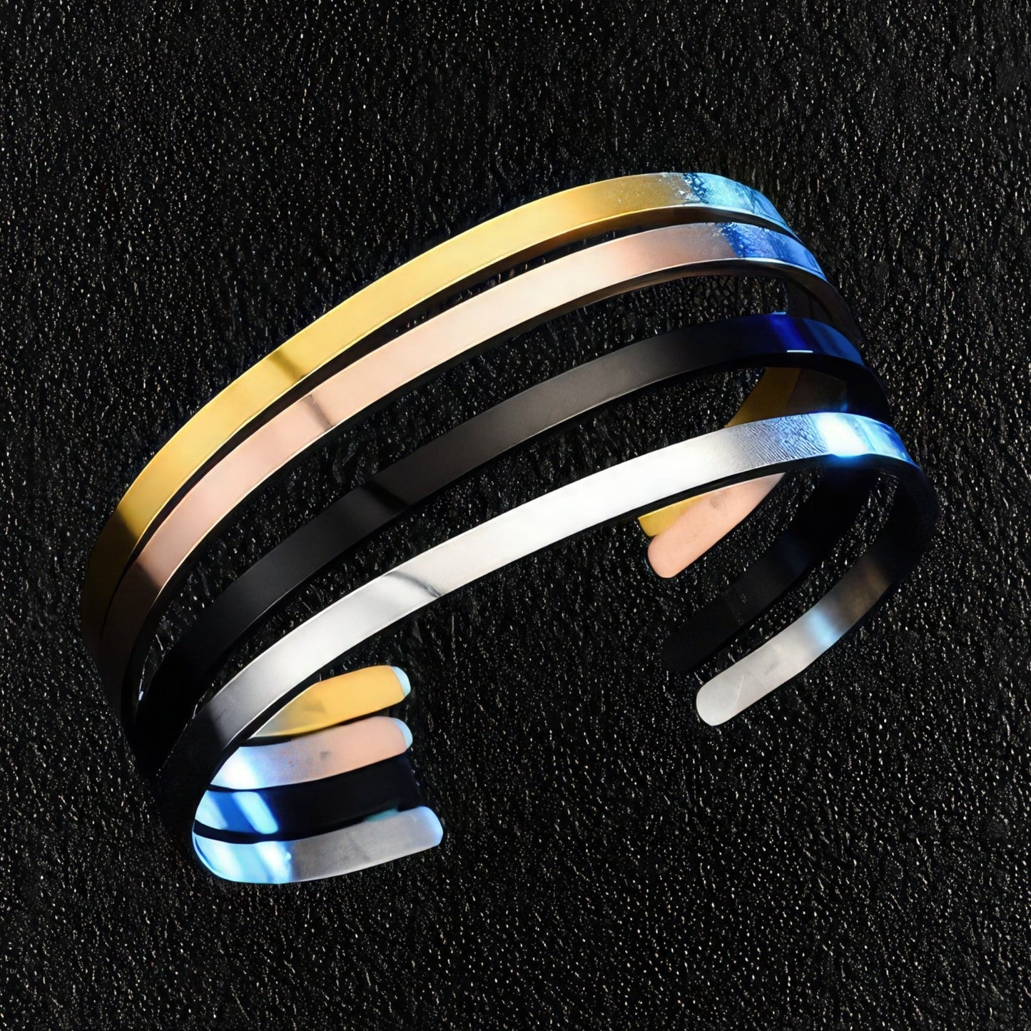 Men's Simple Steel Bangles