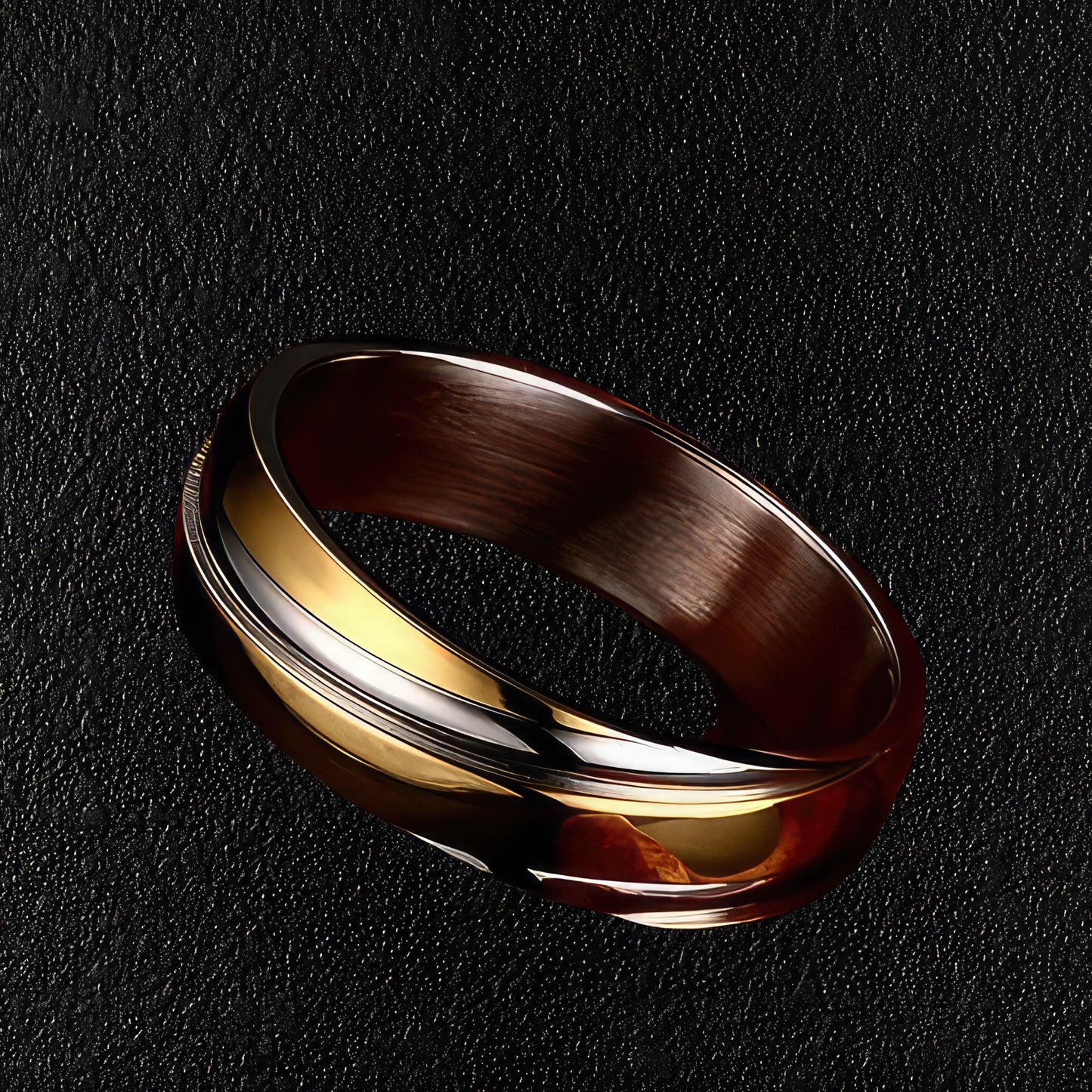 Stainless Steel Swirl Ring