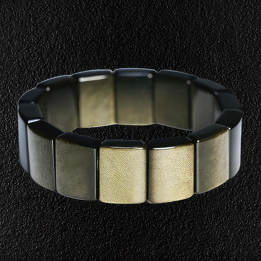 Gold Obsidian Wristband
