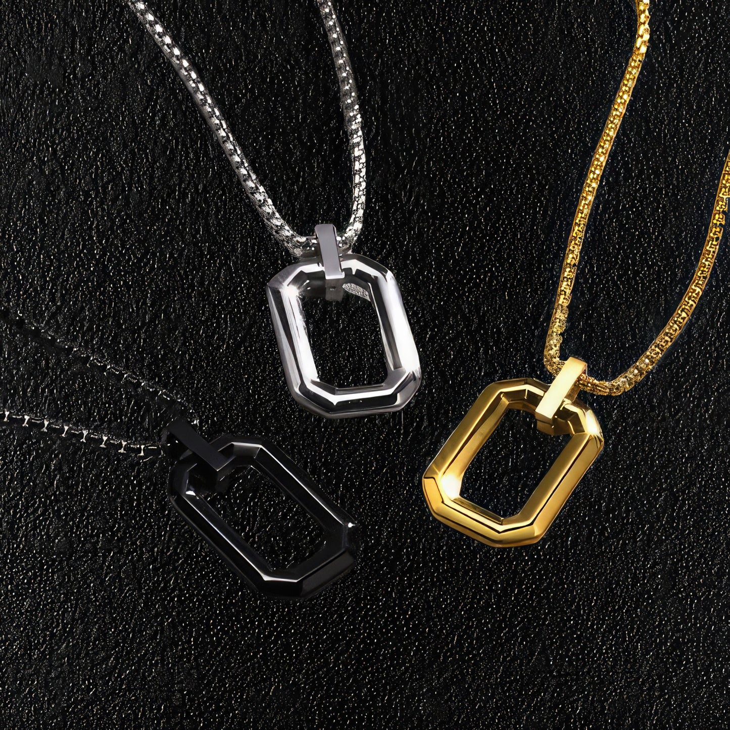 Letter O Pendant Necklace For Men