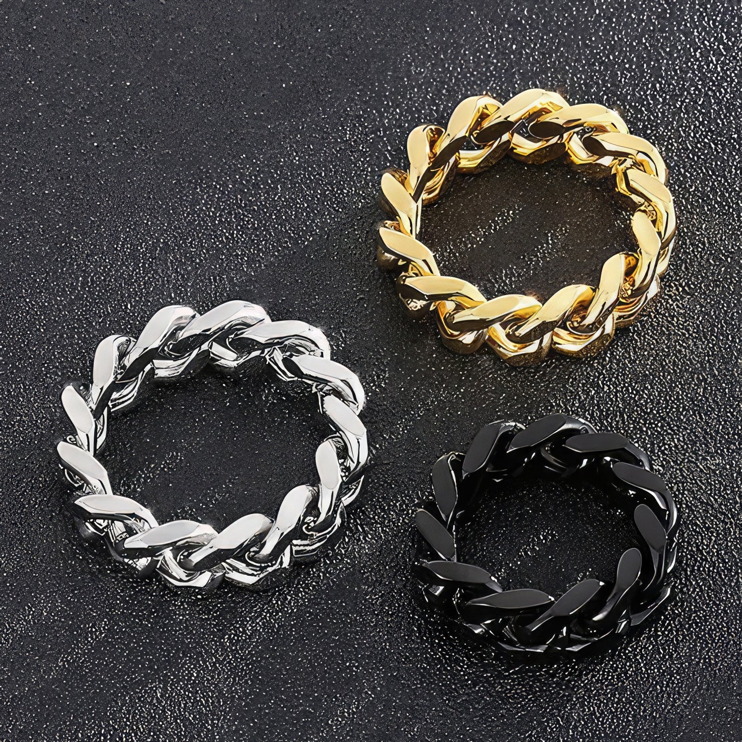 Powerful Stainless Steel Chain Link Ring
