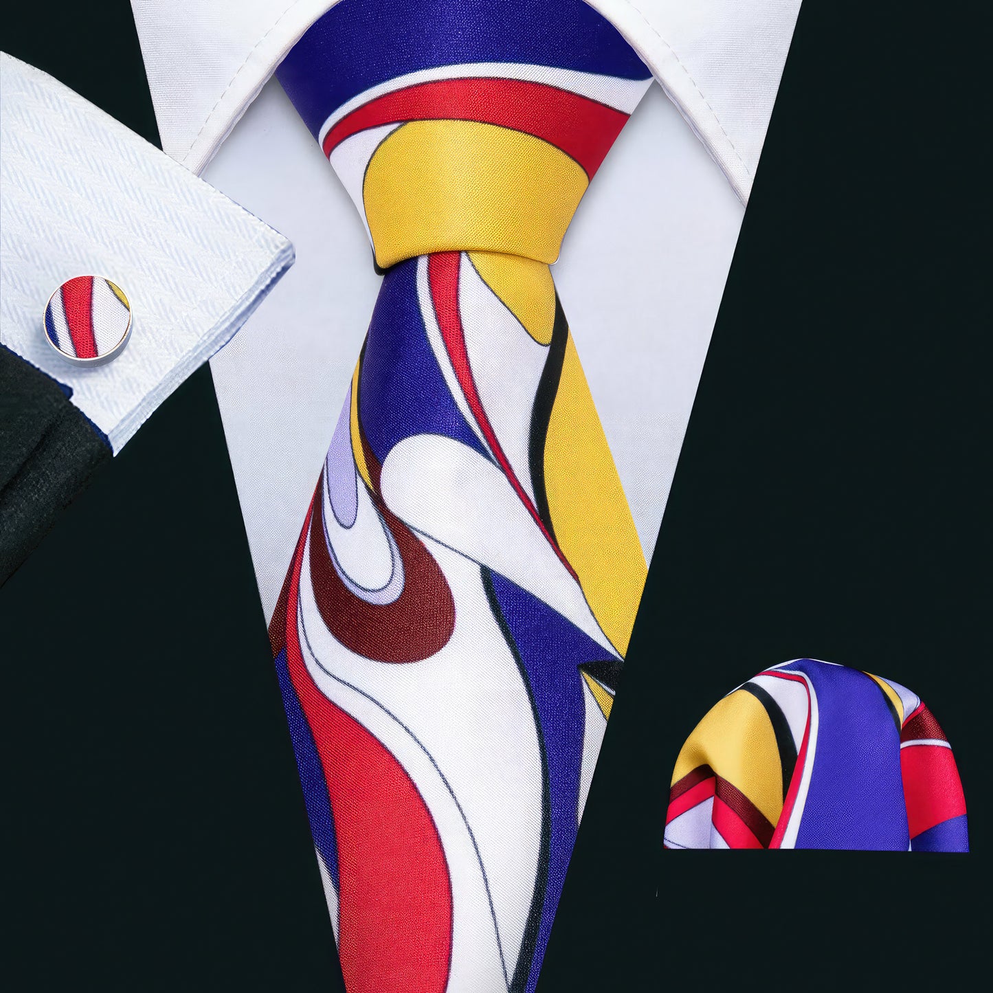 Colourful Silk Tie Set