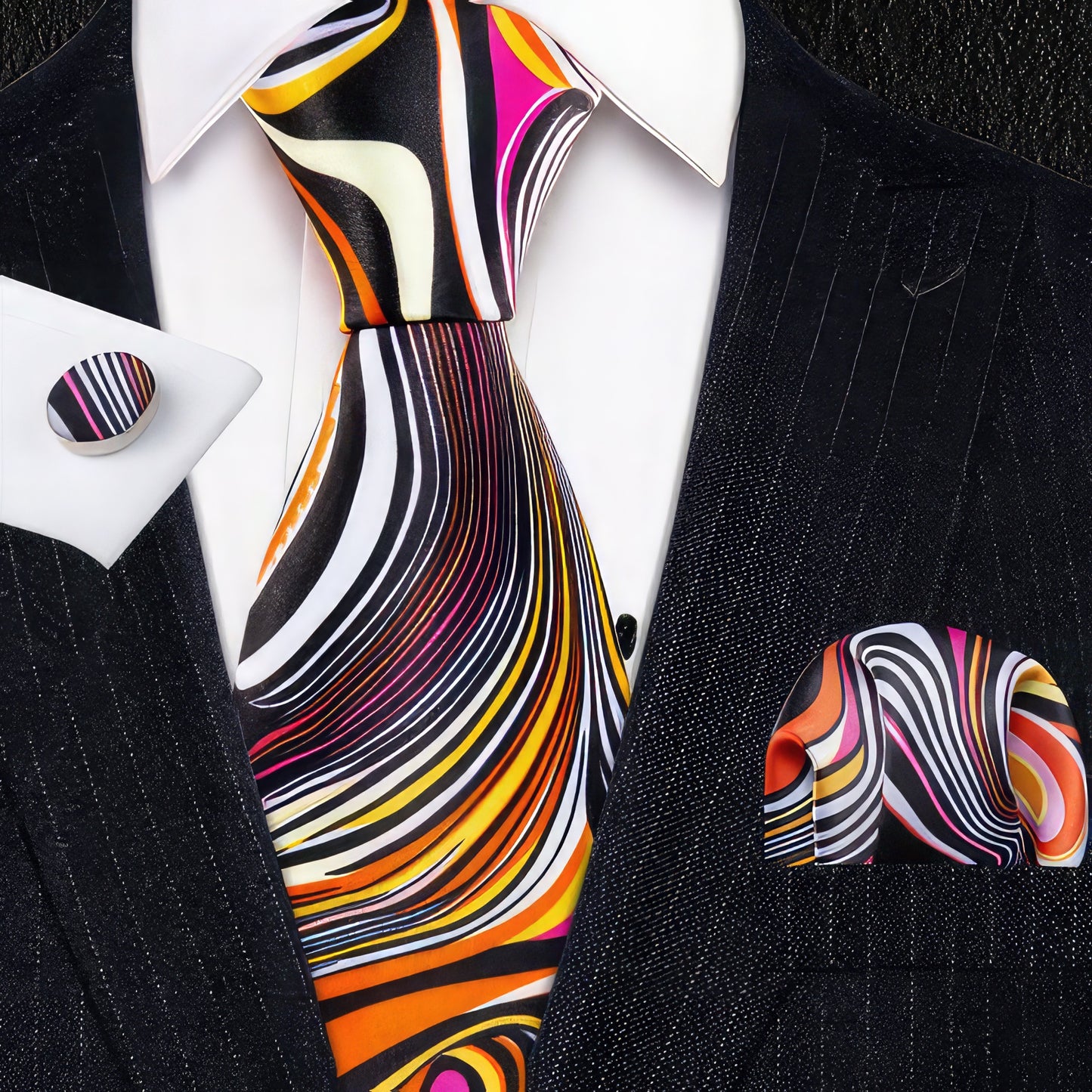 Colorful Silk Tie Set