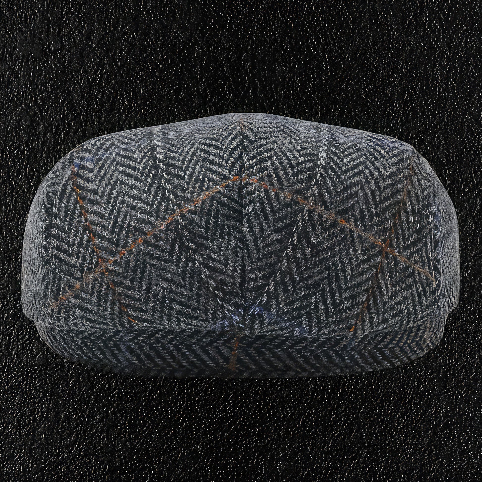 Herringbone English Wool Golf Cap