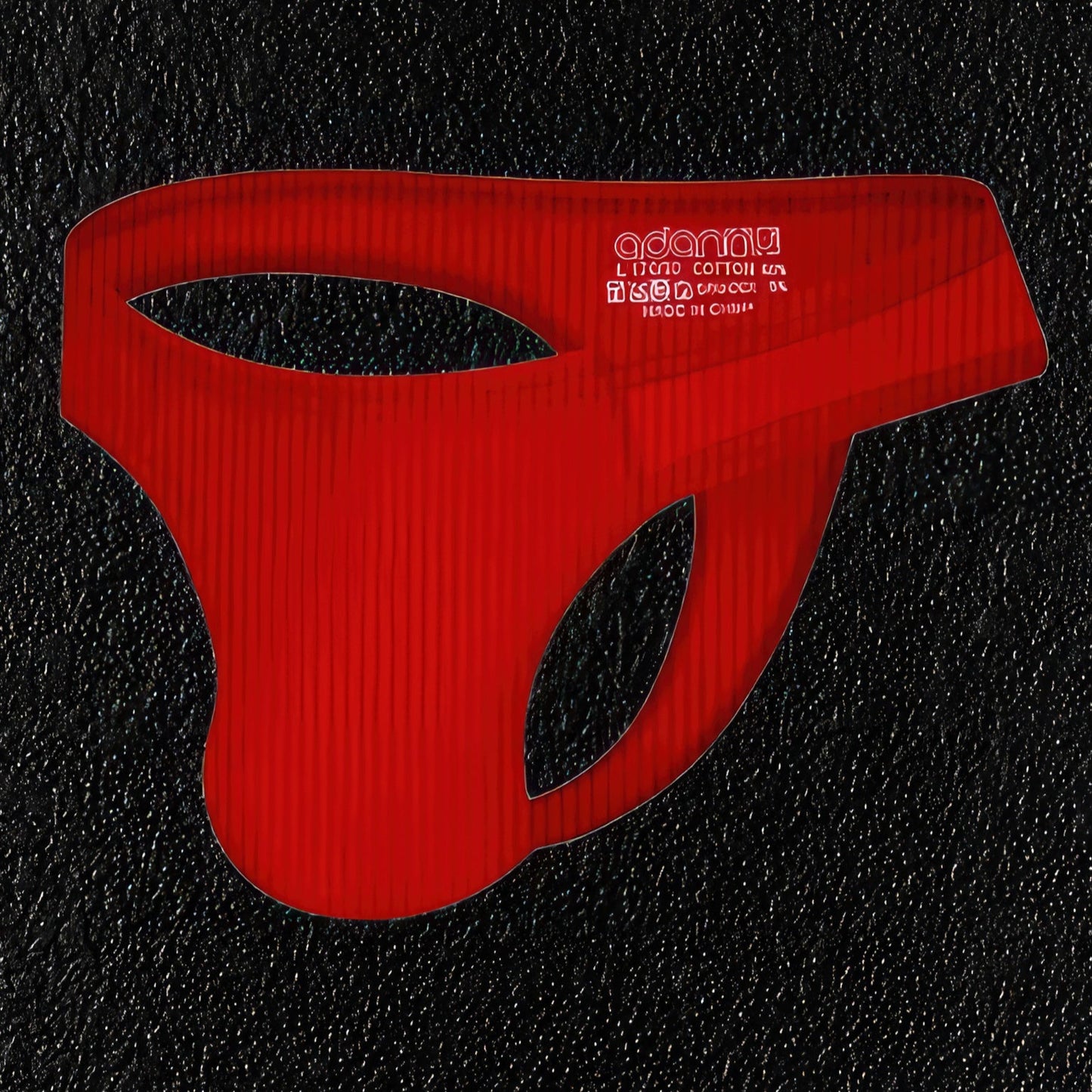Men's Red Cotton Thong