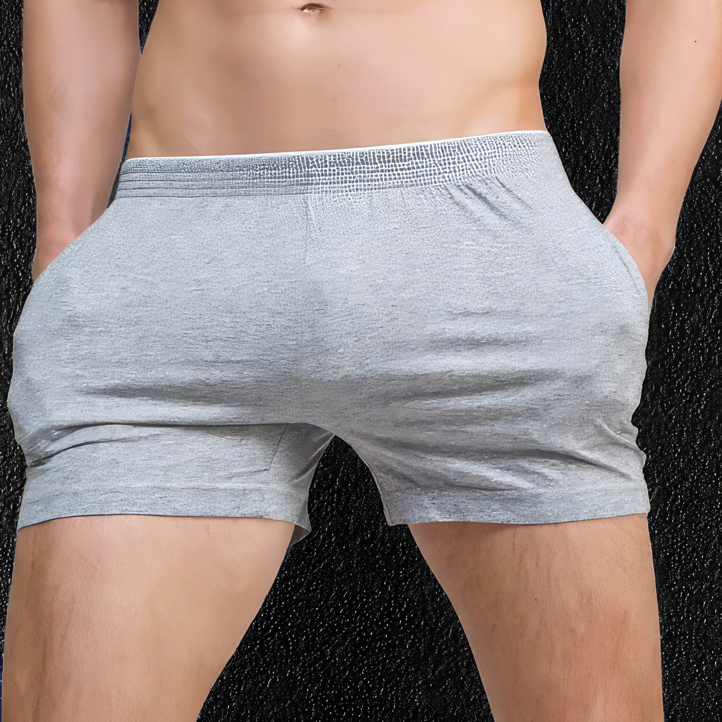 Men's Gray Show Off Shorts
