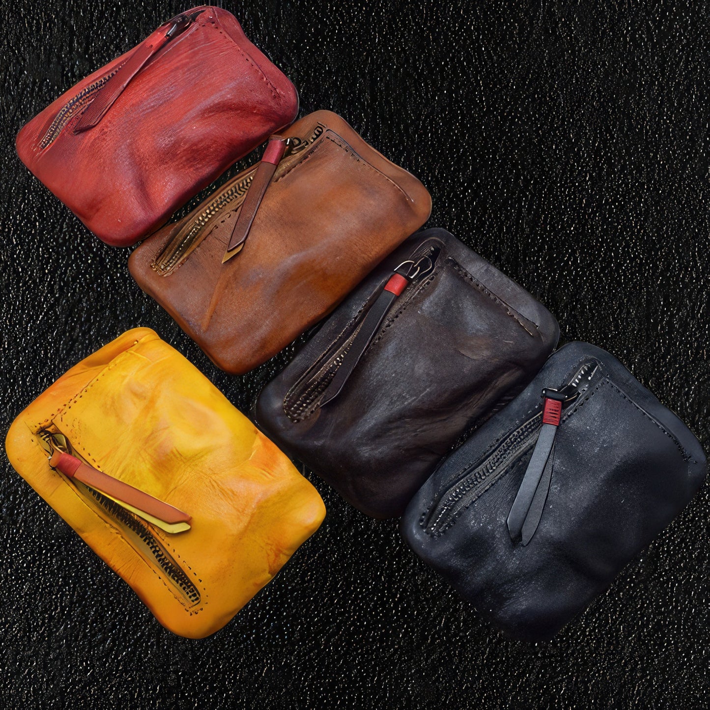 Men's Soft Leather Coin Wallets