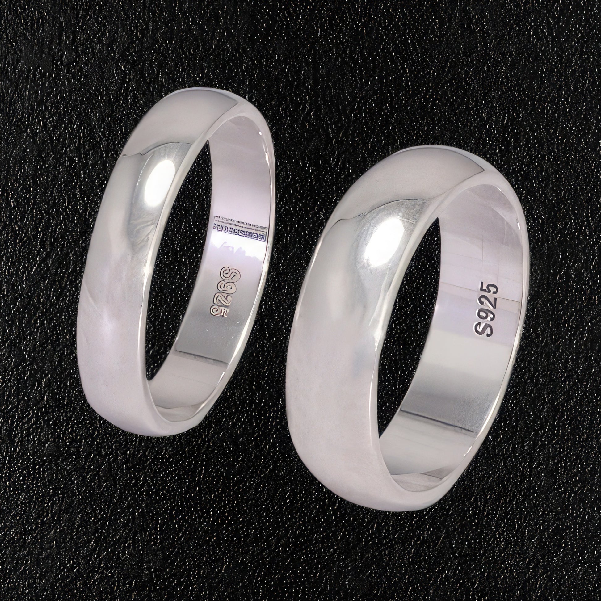 925 Silver Men's Wedding Bands