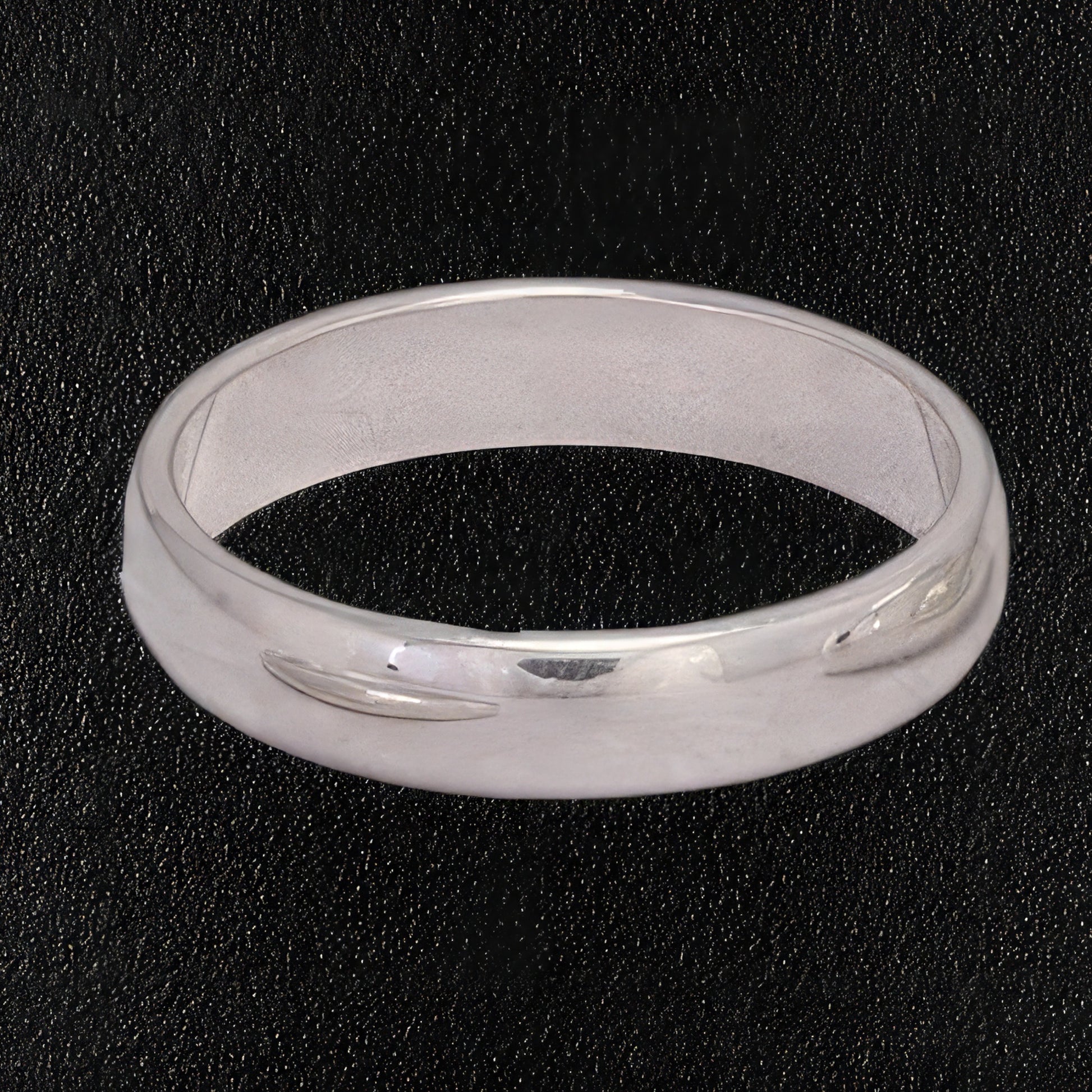 4.5mm Sterling Silver Men's Wedding Band