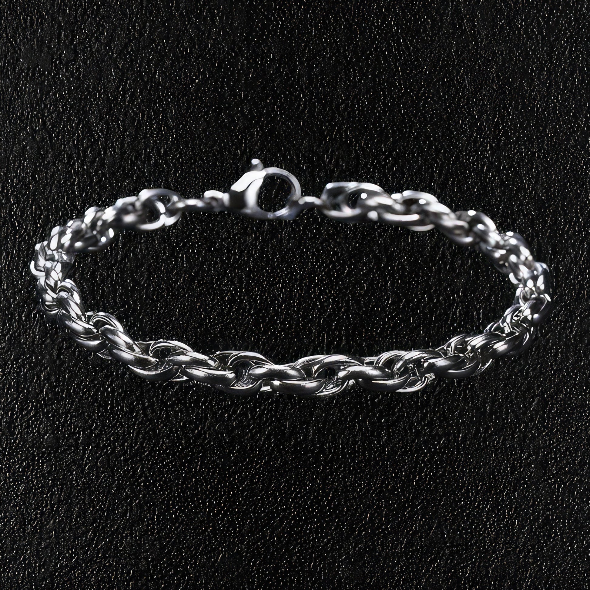 6mm Multi Link Steel Bracelet