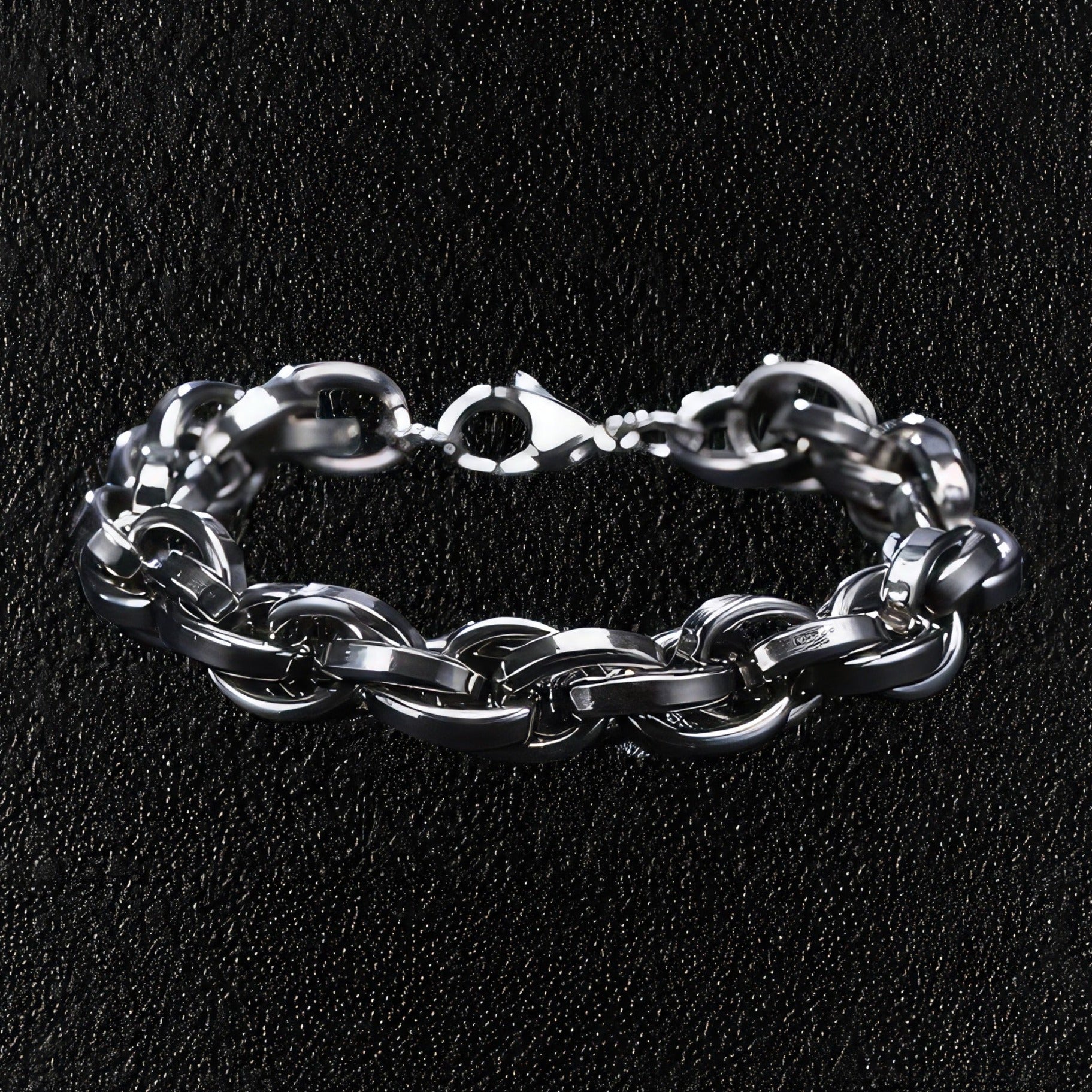 12mm Multi Link Steel Bracelet