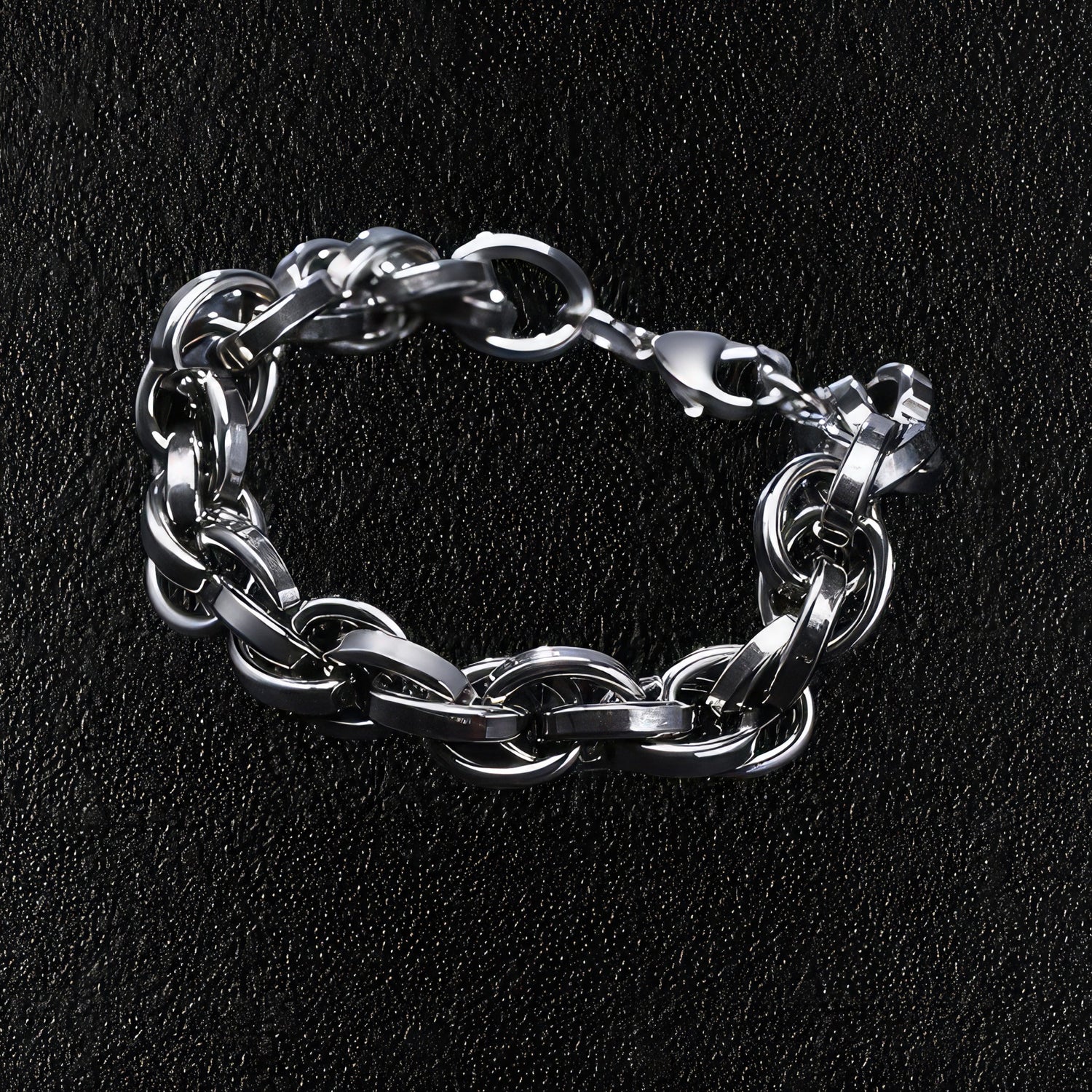 Multi Link Stainless Steel Bracelet