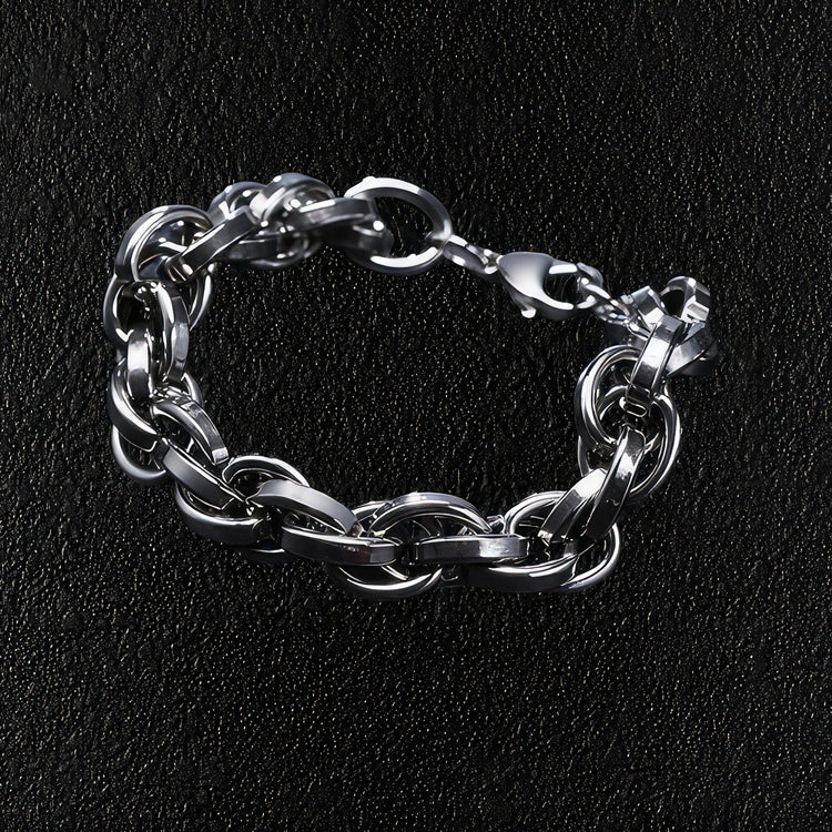 Multi Link Stainless Steel Bracelet