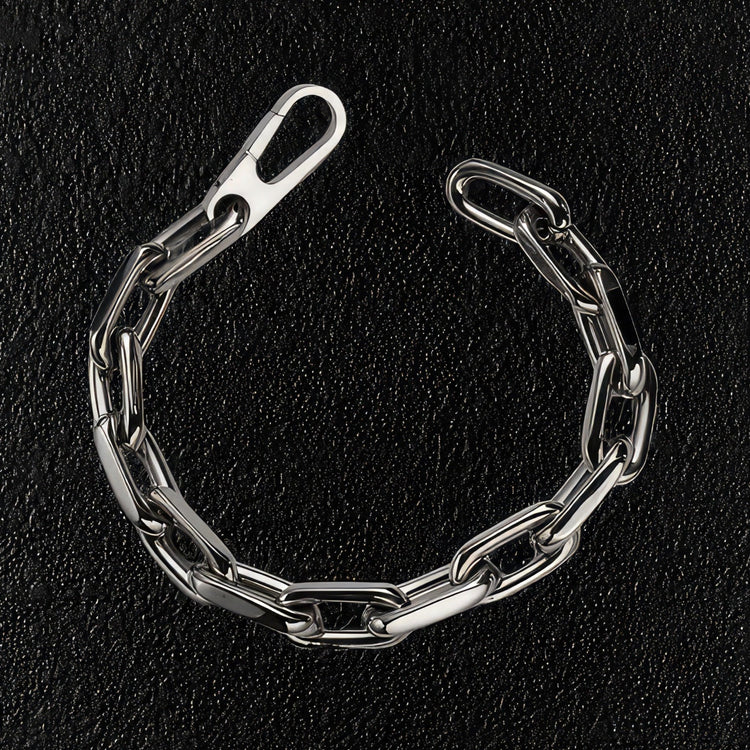 Rectangle Link Chain Wristband