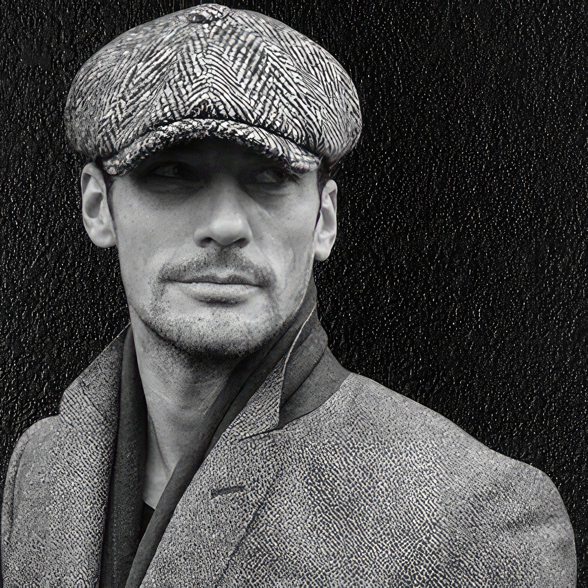 Tweed Newsboy Cap