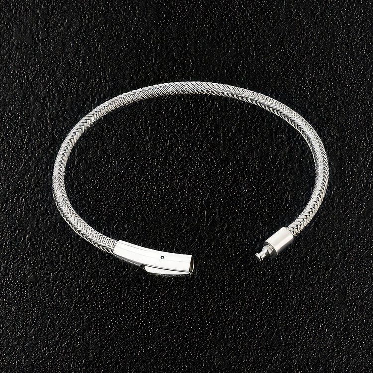 Minimalist Wire Rope Wristband