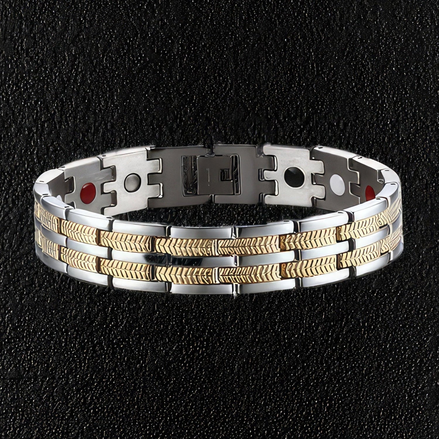 Gold Arrow Row Bracelet