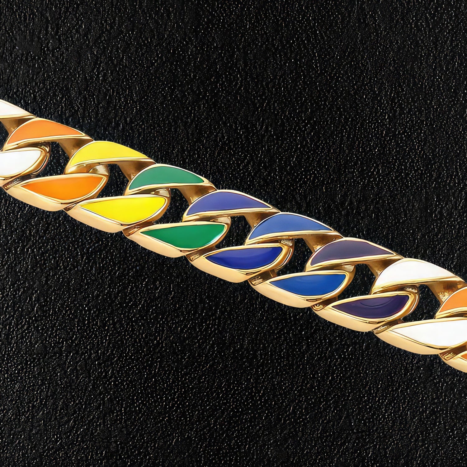 Cuban Multi Colour Bracelet 
