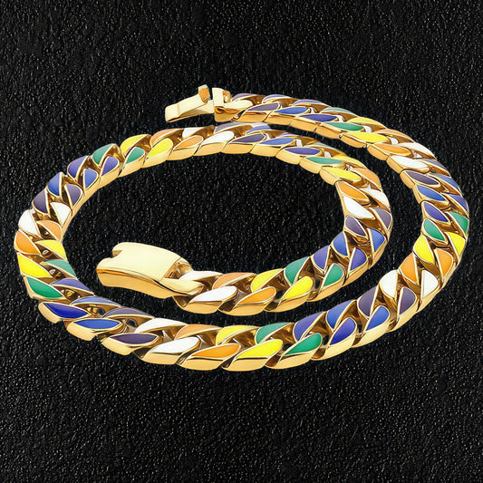 Kubanische Halskette in vielen Farben