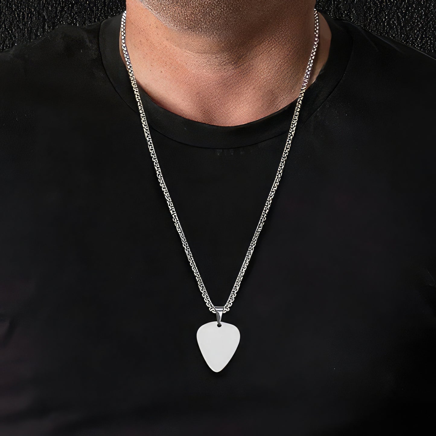 Guitar Pick Pendant Necklace