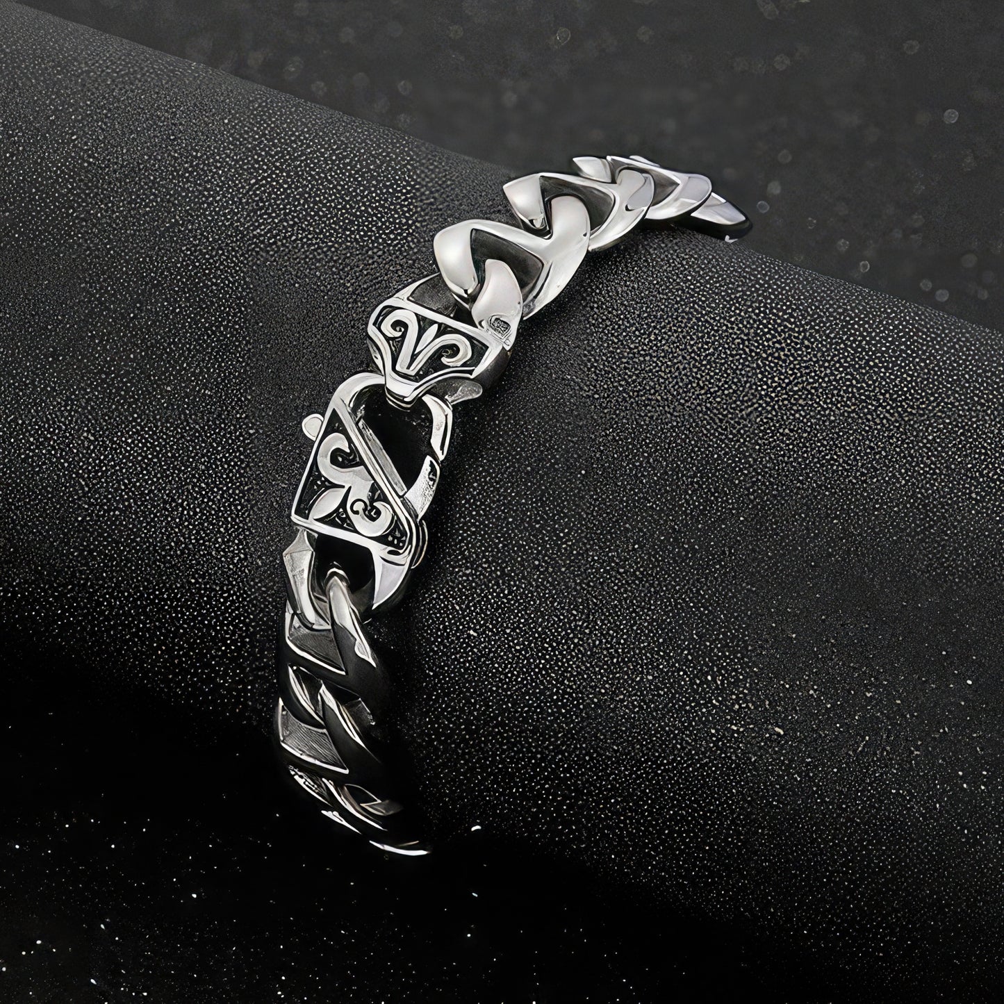 Stainless Steel H Link Bracelet