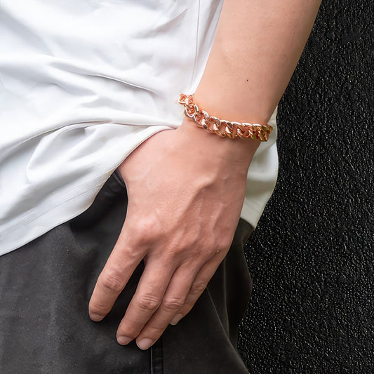 Men's Pure Copper Cuban Link Bracelet