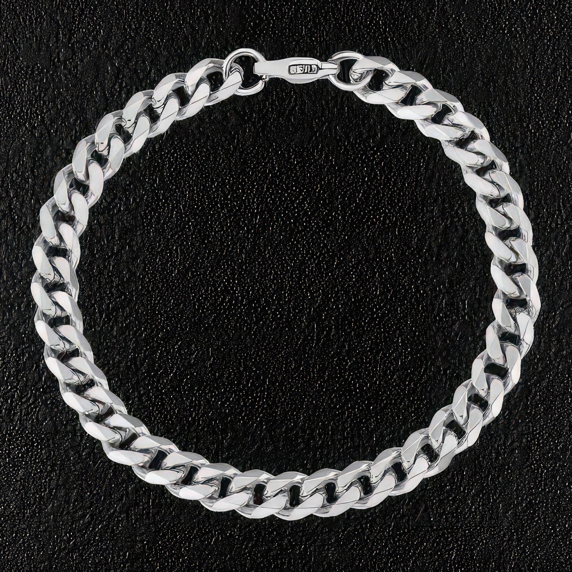 7mm Stainless Steel Cuban Bracelet