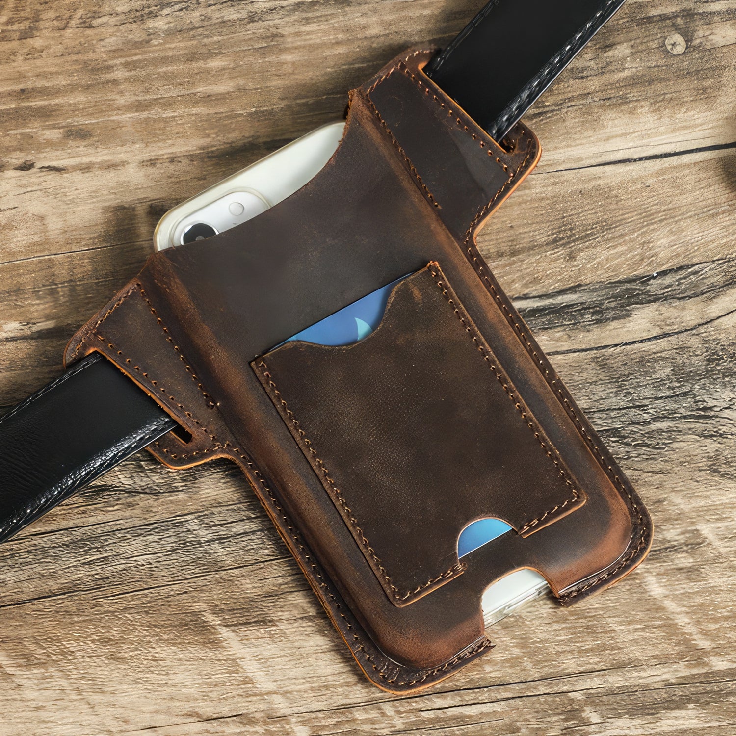 Leather iPhone Holster