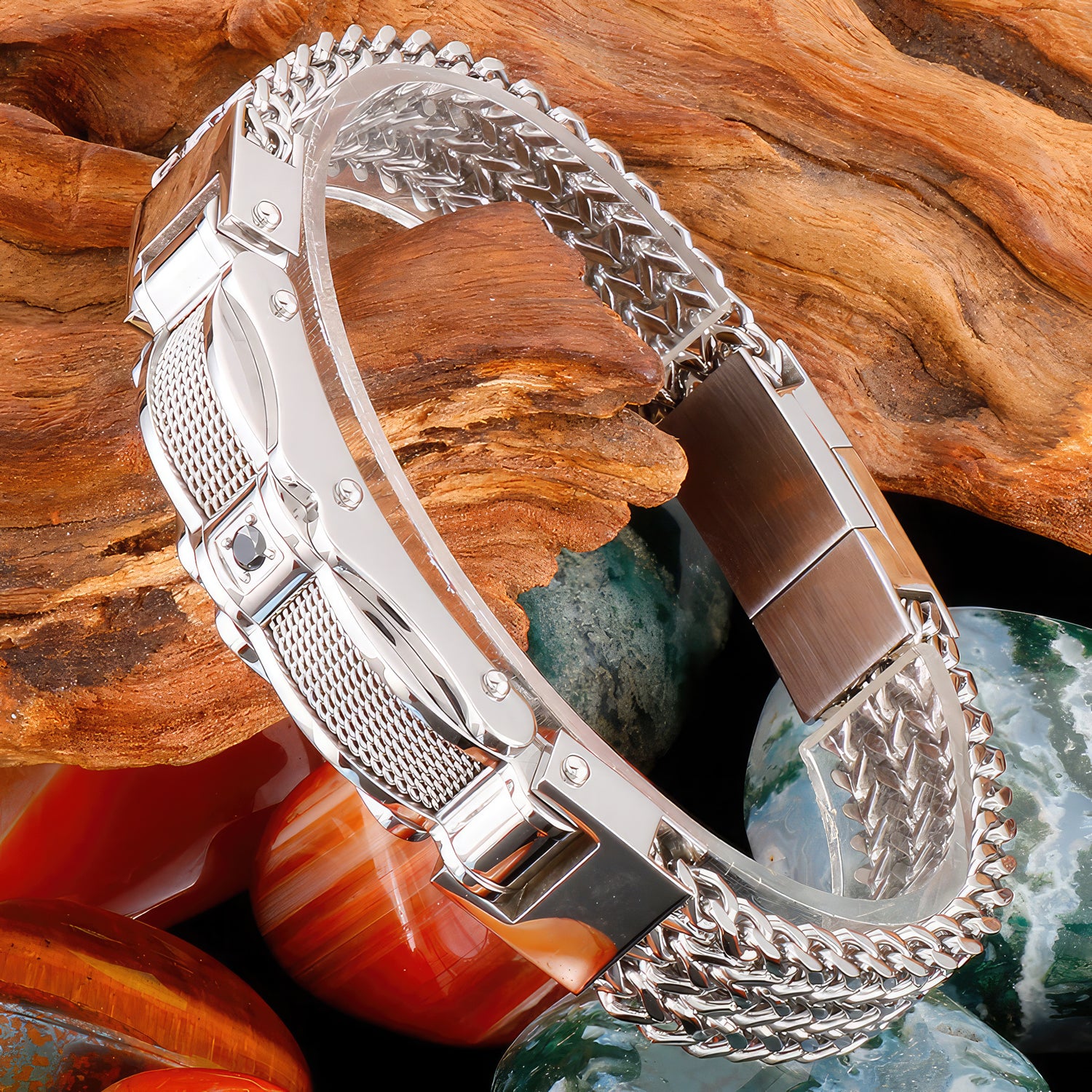 Luxury Stainless Steel Bracelet For Men