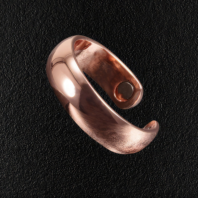 Men's Minimalist Magnetic Copper Ring
