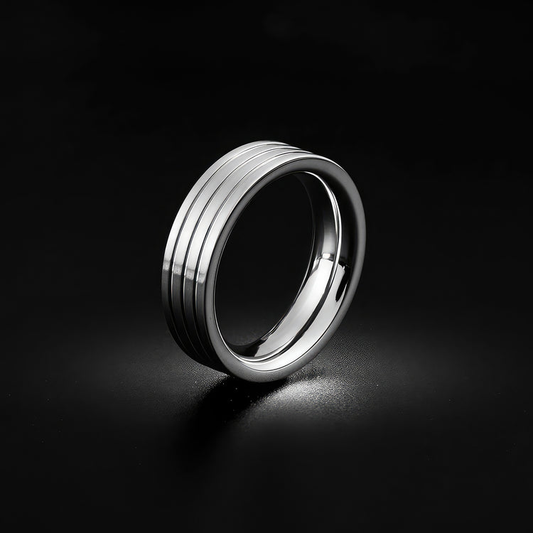 Real Titanium Men's Ring